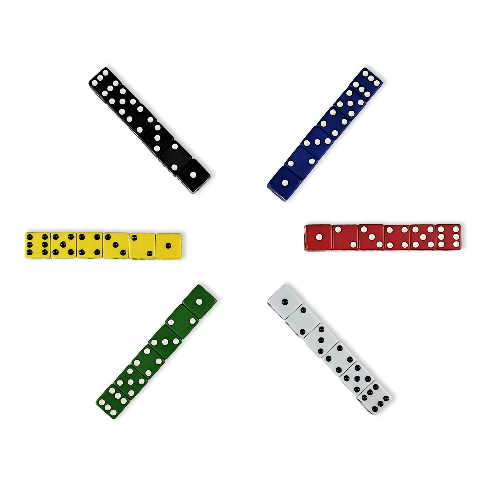 16mm melamine material 6-sided dot opaque square corner dice wholesale, 6 grams, heavier than acrylic, large diameter dot