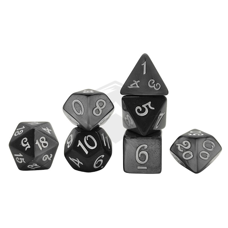 High Quality DND Dice Custom LOGO Dice Polyhedral Acrylic Dice for Dungeons and Dragons
