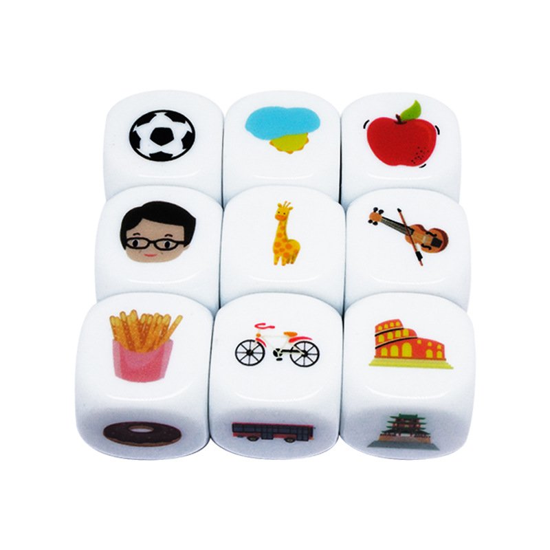 Factory Directly Wholesale Print Dice 6 Side and 12 Side Dice 12mm 20mm for Personalized dice Game