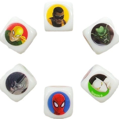Factory Directly Wholesale Print Dice 6 Side and 12 Side Dice 12mm 20mm for Personalized dice Game
