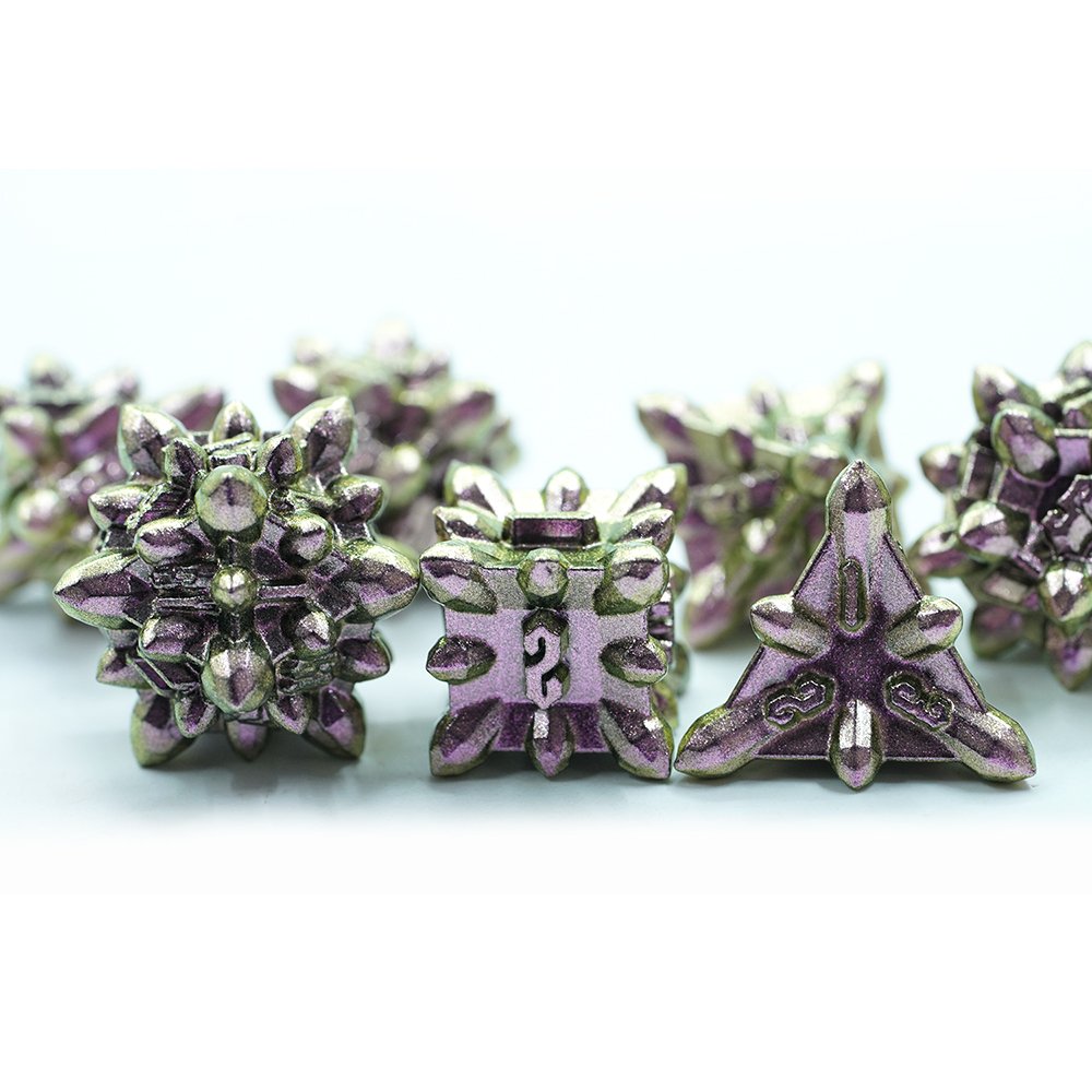 High Quality Custom Colored Metal Board Game Dice With Special Shape And Multi Pointed Angle Dice