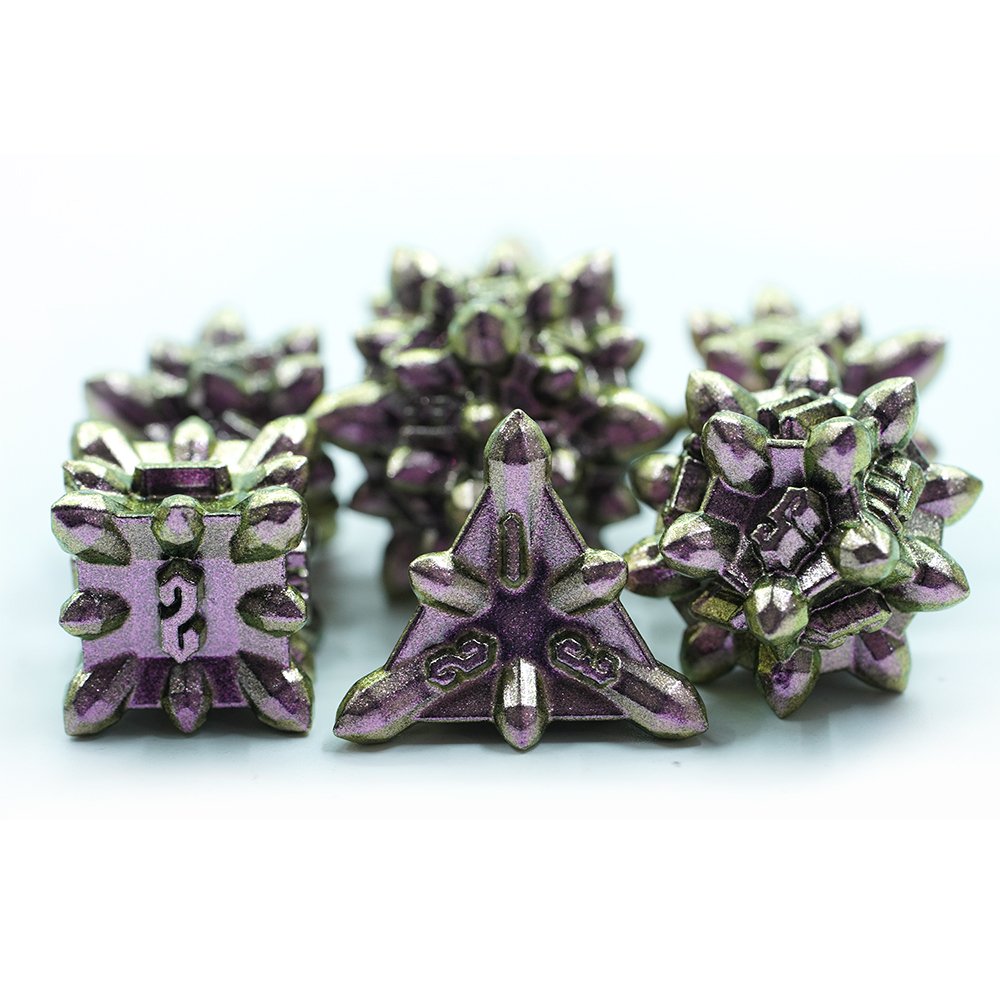 High Quality Custom Colored Metal Board Game Dice With Special Shape And Multi Pointed Angle Dice