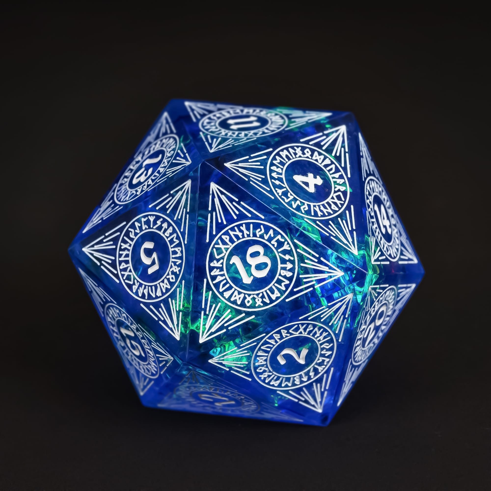 Udixi Custom Logo 33mm Dice D20 Set for Dungeons and Dragons DND RPG Board Dice Set