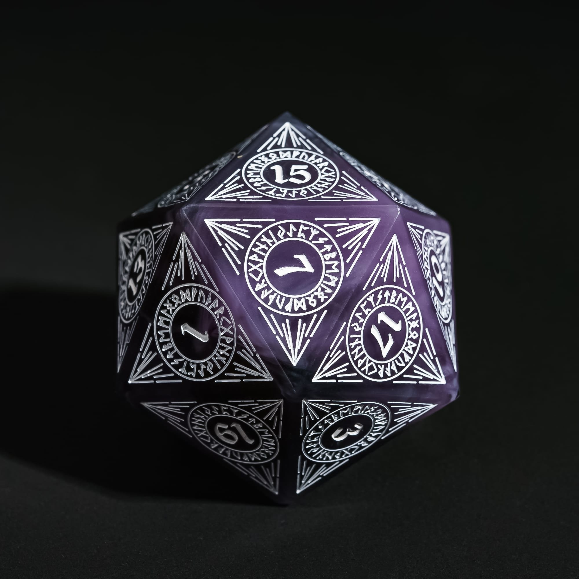Udixi Custom Logo 33mm Dice D20 Set for Dungeons and Dragons DND RPG Board Dice Set