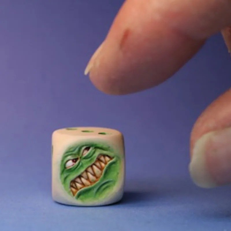 Creative Funny Demon Resin Dice Set For RPG Board Game Home Desktop Decoration Ornament