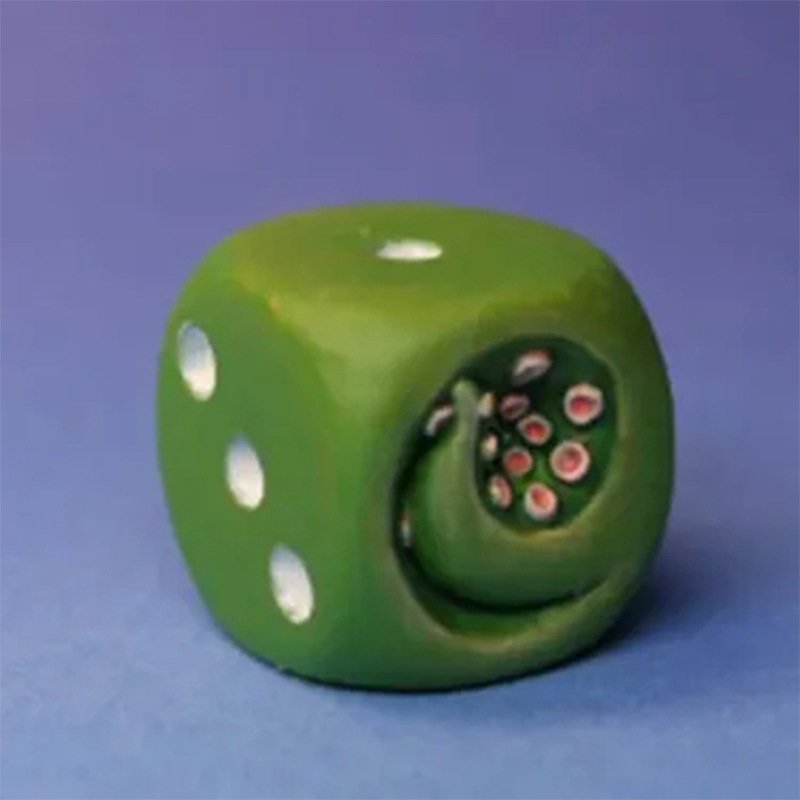 Creative Funny Demon Resin Dice Set For RPG Board Game Home Desktop Decoration Ornament