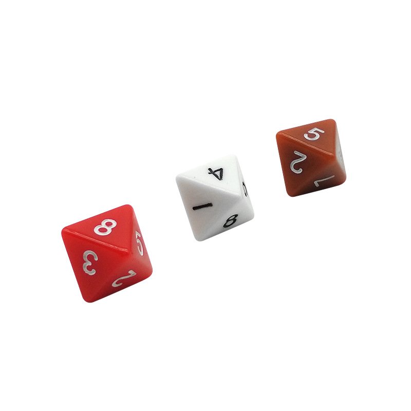 XCL D8 16mm custom resin dice Wholesale Critical Hit Dice Adventurers RPG D&D dice games bulk