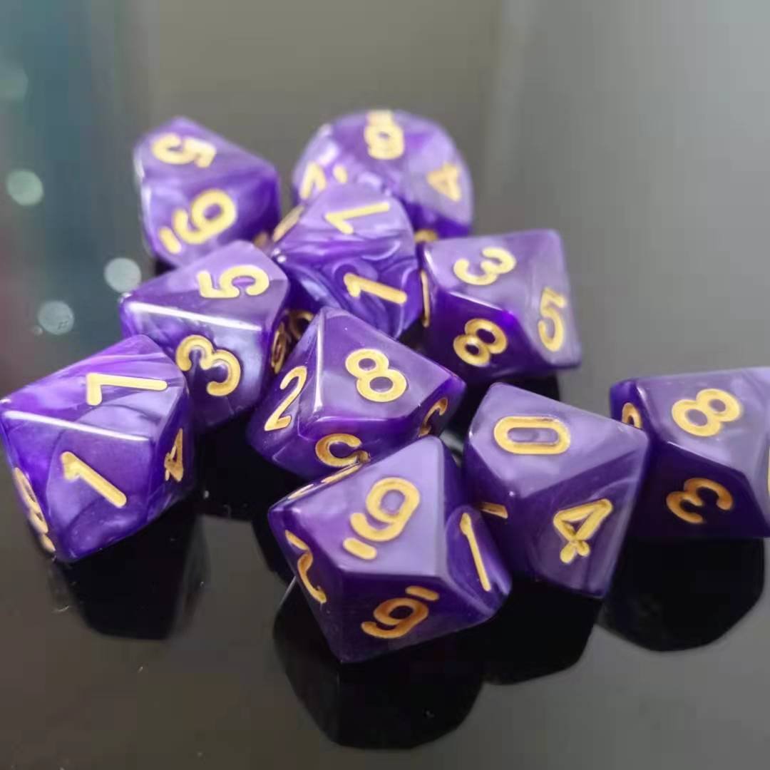 XCL D8 16mm custom resin dice Wholesale Critical Hit Dice Adventurers RPG D&D dice games bulk
