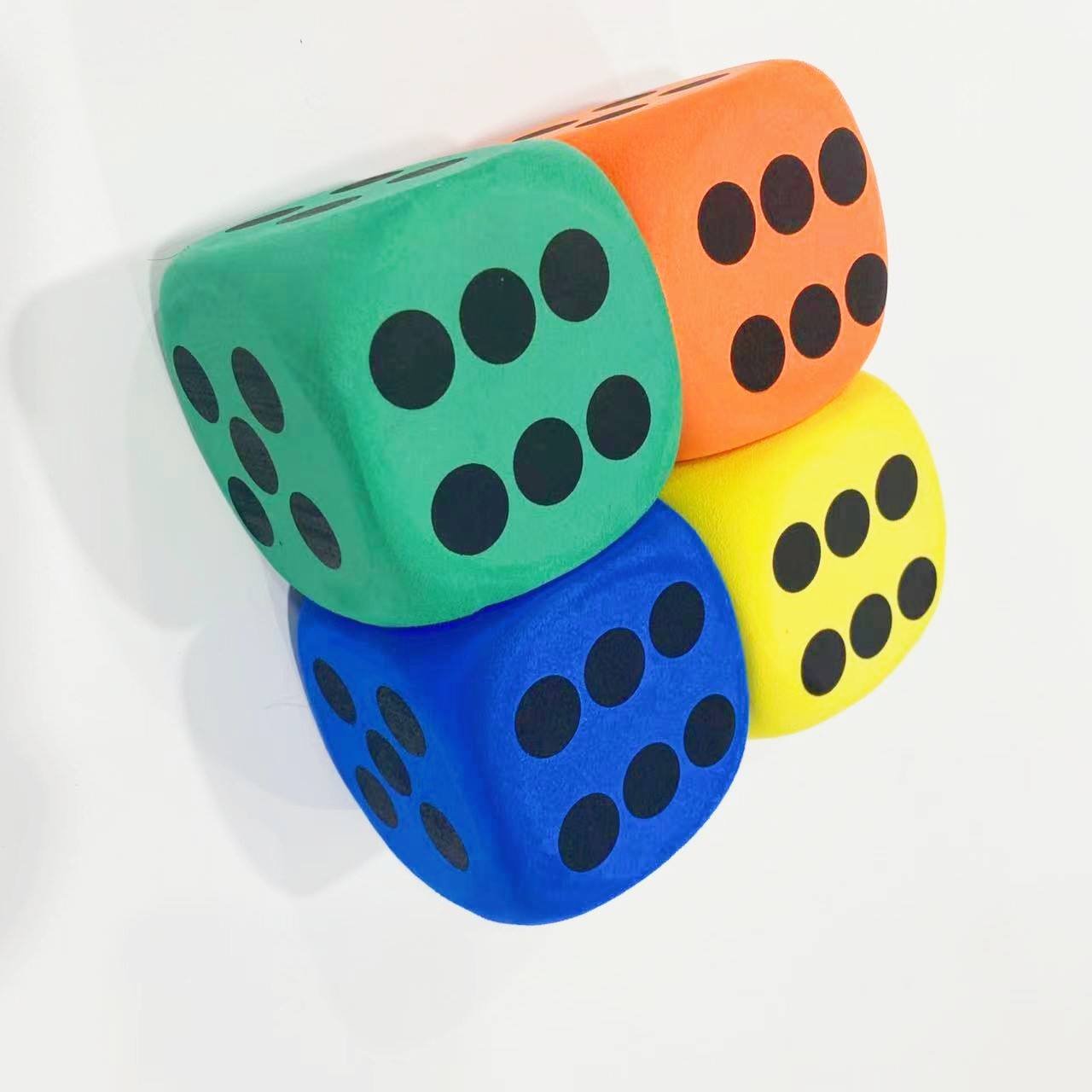 Manufacturer Factory Custom Game Foam Dice Special Dice Colorful Top Quality Custom EVA Foam Dice Toys