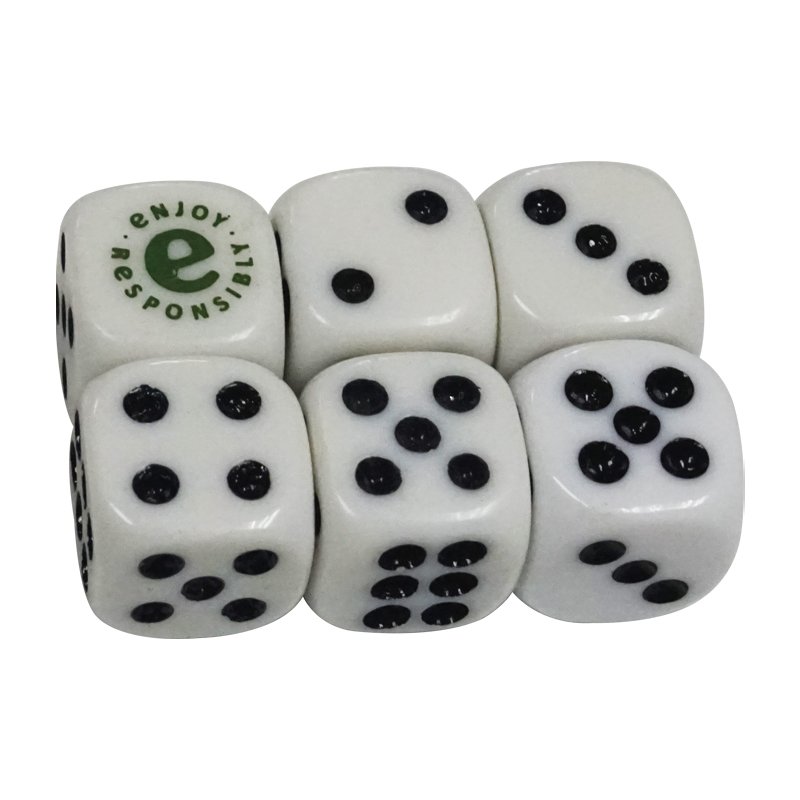 12mm 14mm 16mm 18mm 20mm 25mm Customize one side or six sides of the six-sided dot dice, the pattern can be carved or printed