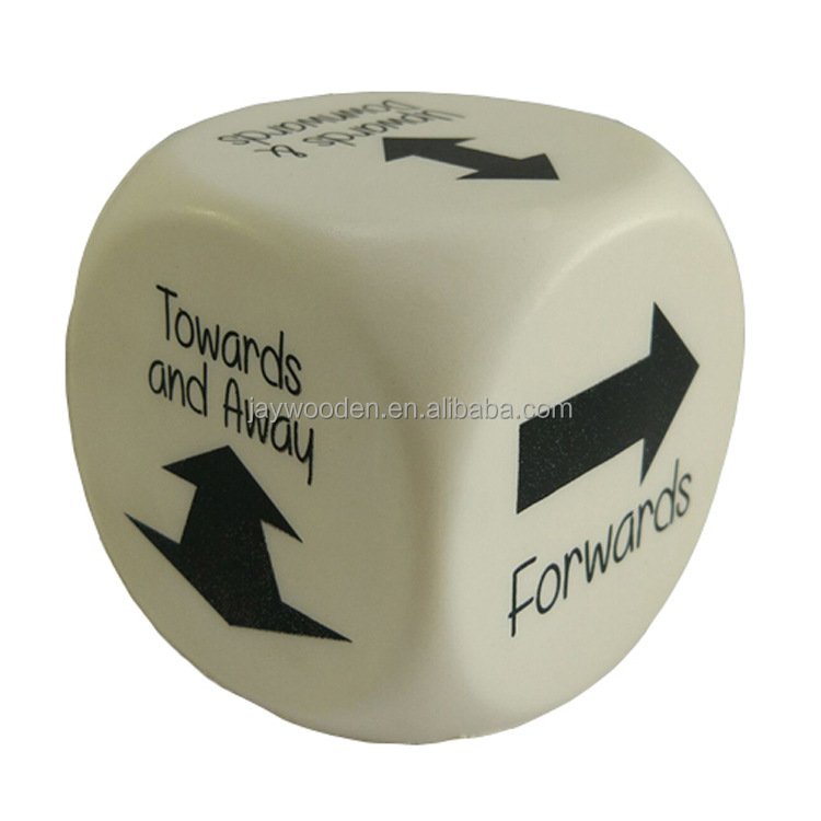 Factory Promotional Custom 6-Sided 16mm Wood Board Game Cube Black Blank Dice Toy for Theme Party Gift