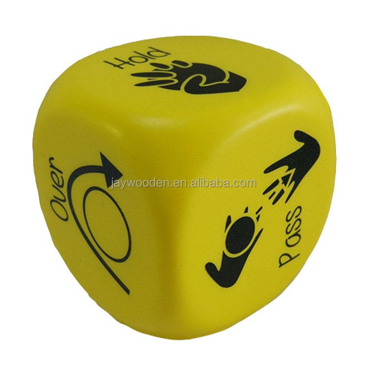 Factory Promotional Custom 6-Sided 16mm Wood Board Game Cube Black Blank Dice Toy for Theme Party Gift