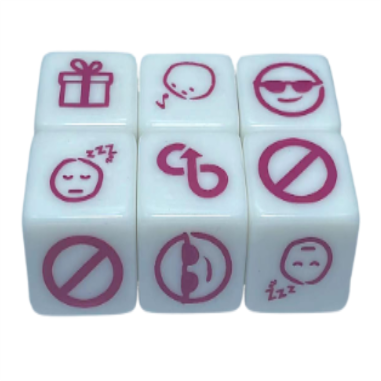 High Quality Durable Engraving Polyhedral Board Game Acrylic Dice Eco-Friendly Plastic Dice With Custom Printing Logo