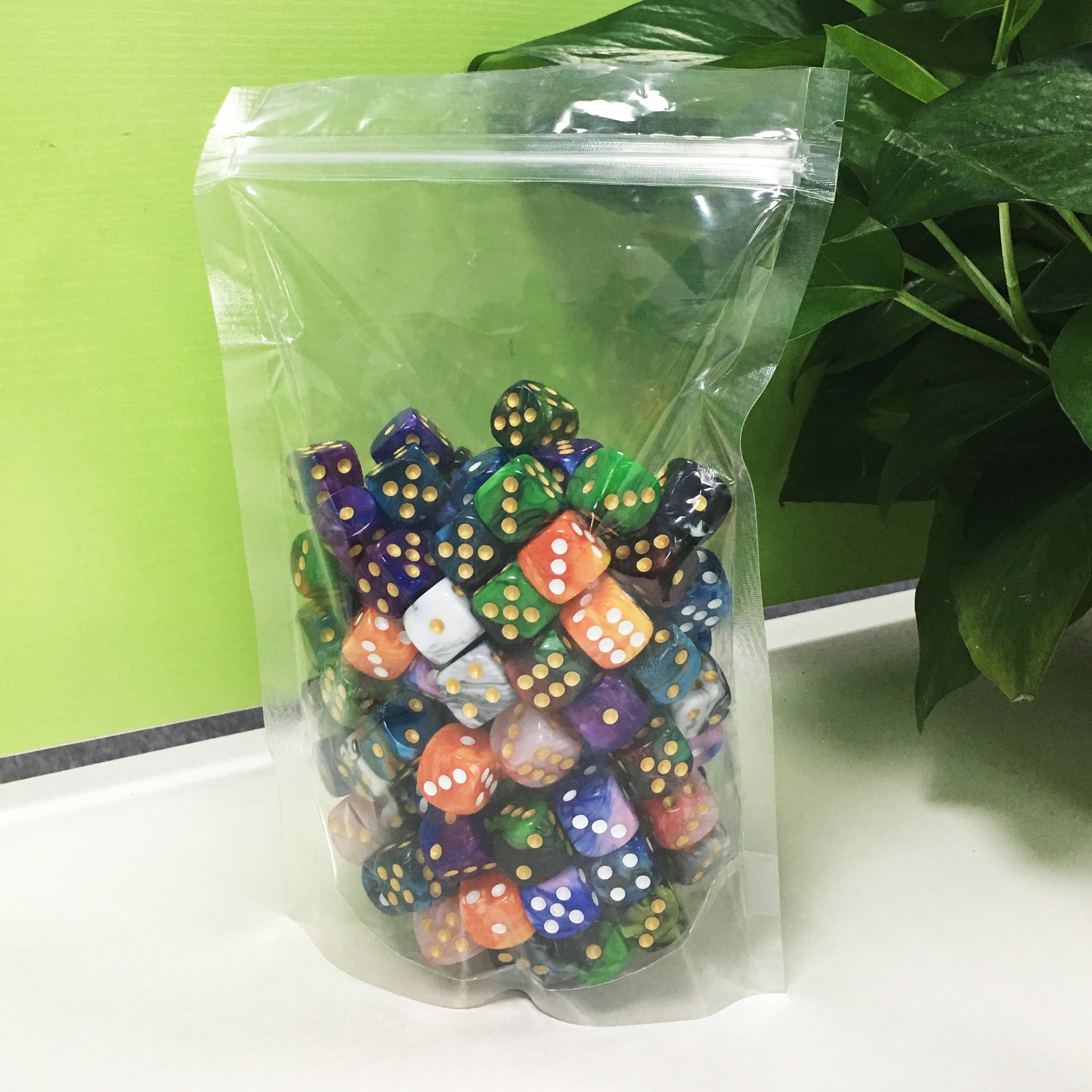 Polyhedral Game Dice Set 10 color Loose Pip Dice for Dungeons and Dragons DND Card Games