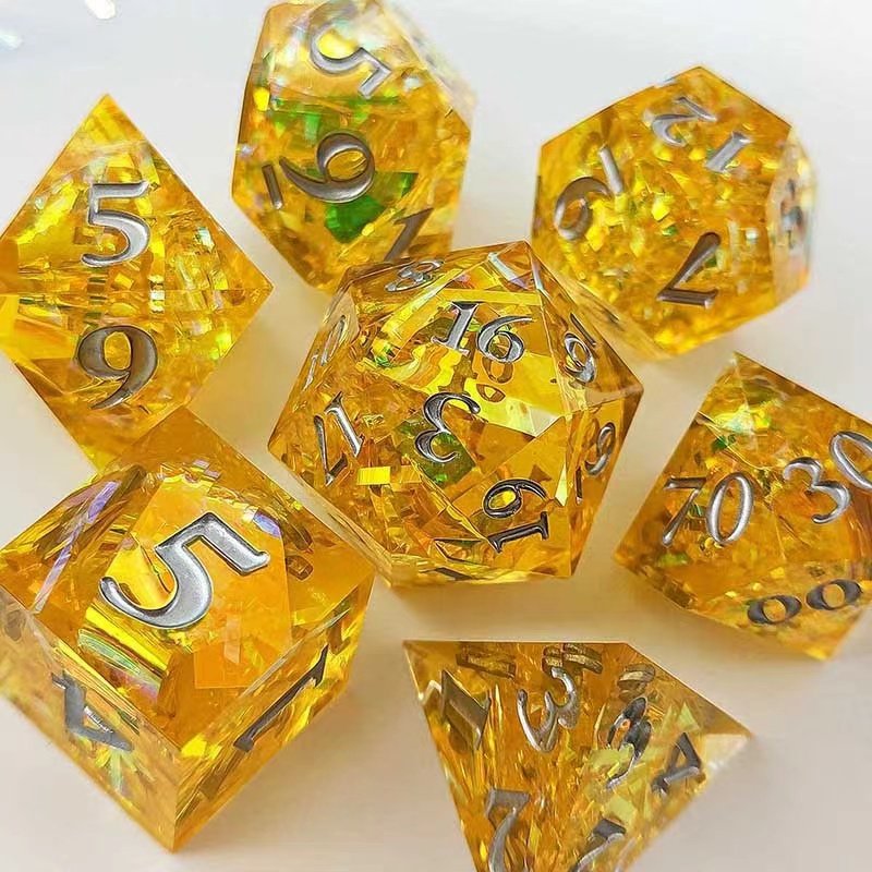 Custom resin Dice Dragon and dungeon board game role-playing RPG Resin dice