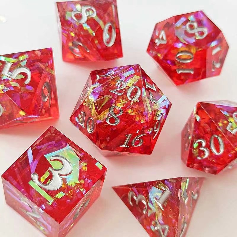 Custom resin Dice Dragon and dungeon board game role-playing RPG Resin dice