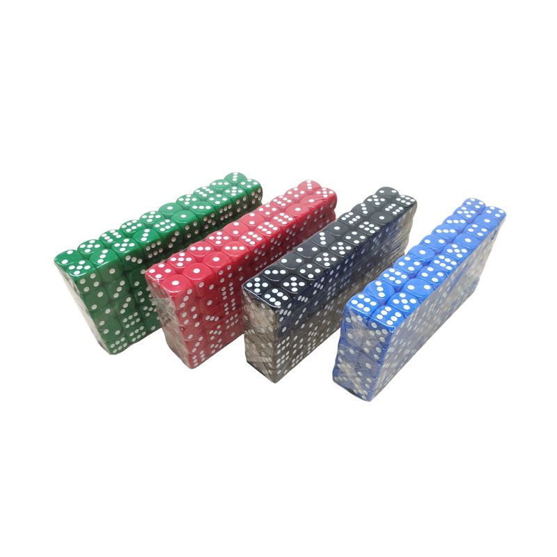 Wholesale Custom Printed Dice with High Quality of Various Sizes Wholesale,16mm Purpose Square Plastic Dice for games