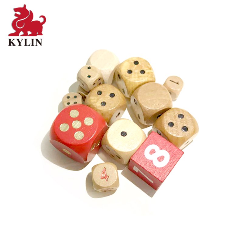 Transparent dice for board game