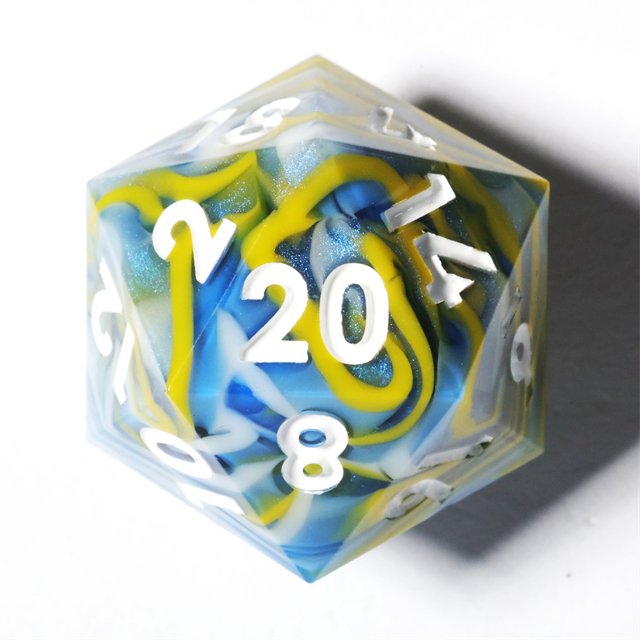 MINI PLANET Custom Resin 7pcs Dragon and Dungeon DND Sharp Edges Gift Dice Set Polyhedral Board Game RPG Dice