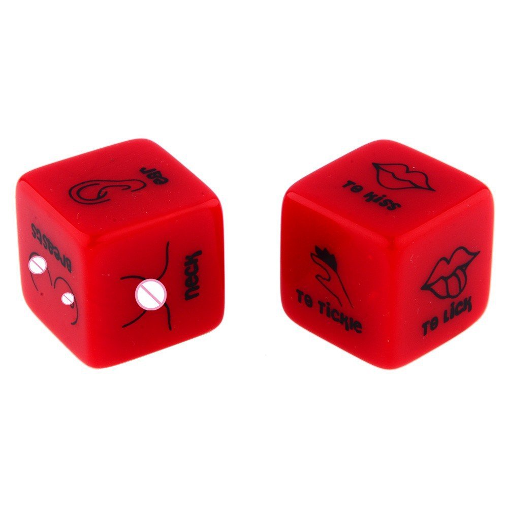DESKJOY 18mm dice Sexy Romance Love Humour Gambling Adult Games For Couples Funny Sex Dice