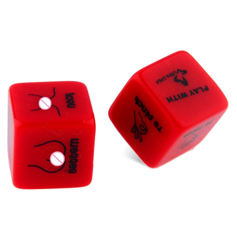 DESKJOY 18mm dice Sexy Romance Love Humour Gambling Adult Games For Couples Funny Sex Dice