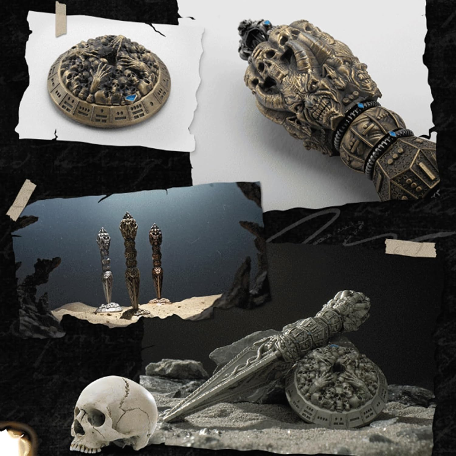 24-Year Pop DND Metal Zinc Alloy Wand Dice Customizable Polyhedron TRPG Board Game Exploring Dungeons Sharp Edge
