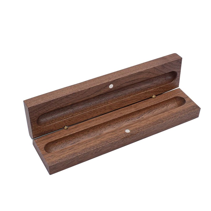 Wooden Dice Box with Magnetic Lid Solid Wood Slotted Stash Box with Special-shaped Protective Fixing Slots for Product Packaging