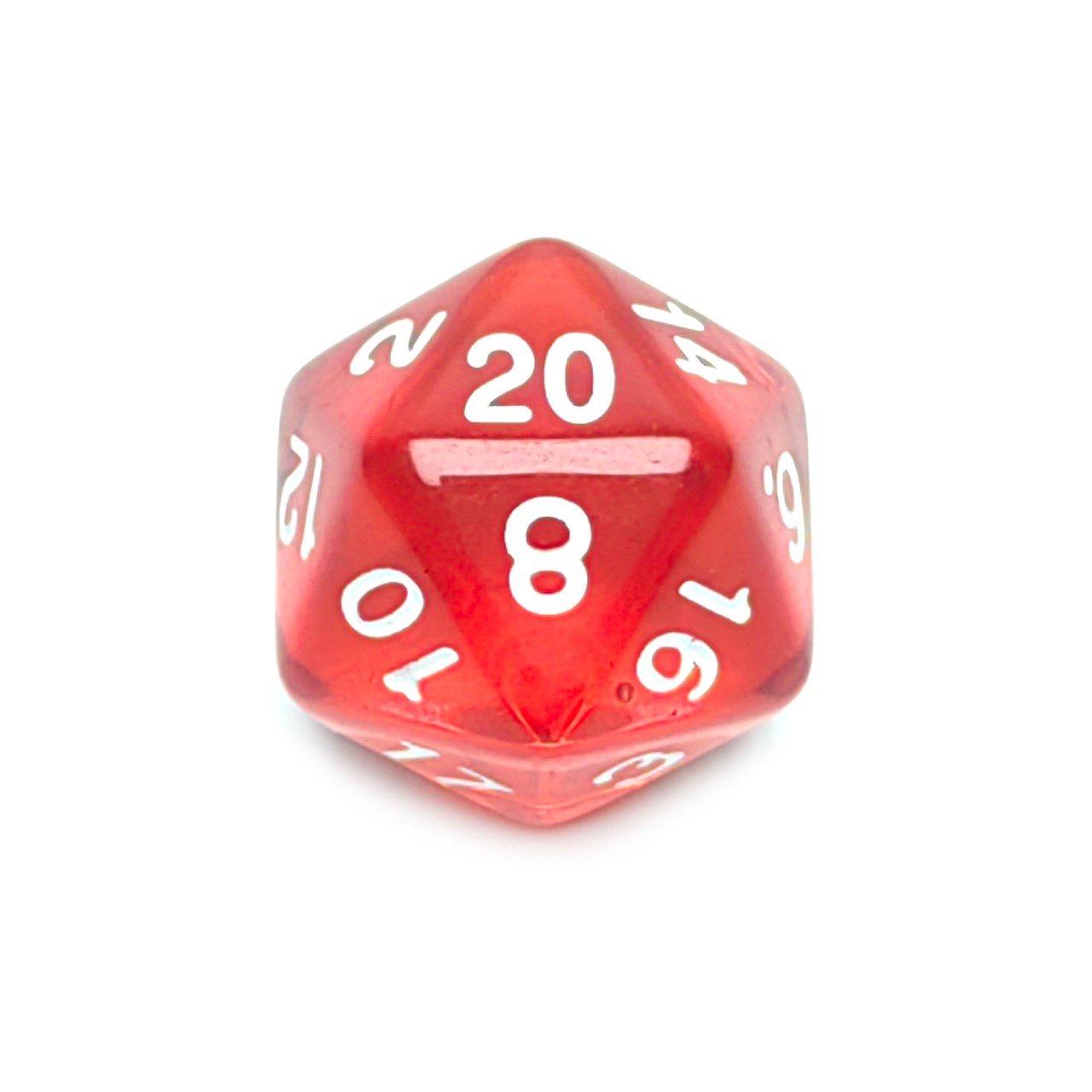 Personalized custom logo clear dice rpg game multicolor dice Transparent red dnd dice entertainment