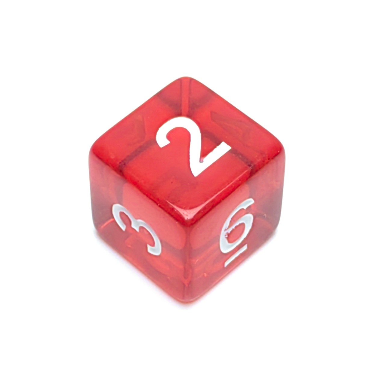 Personalized custom logo clear dice rpg game multicolor dice Transparent red dnd dice entertainment
