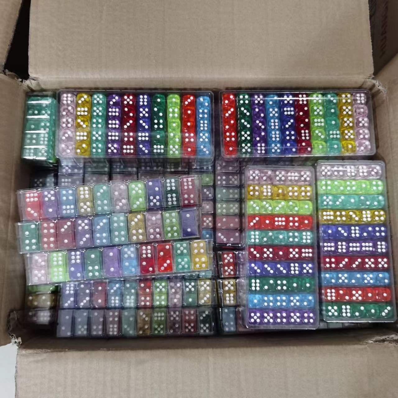 High Quality Casino Digital Polyhedral Custom Six Sided Spot Board Game Dice D&d Rpg Supplier Gambling Dices Set 16mm Acrylic