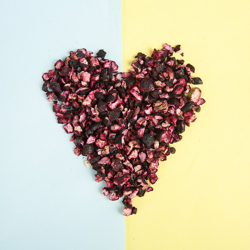 Guoyue Freeze-Dried Fruit Herbal Tea Crushed Dice Gefriergetrocknete Heidelbeere lyofilizovane Freeze Dried Blueberries Pieces