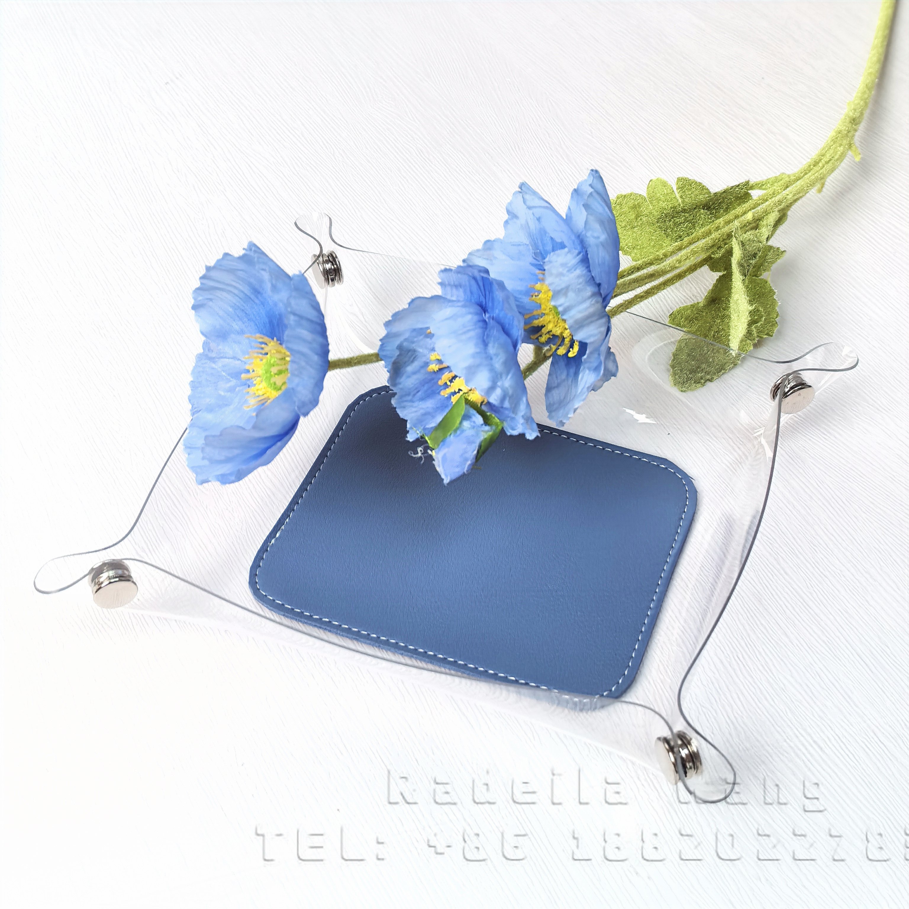 Office/Home PVC/Leather Dice Tray Valet Storage Trays Jewelry Key Desk Sundries Organizer Catchall Cosmetics Holder Pen Case