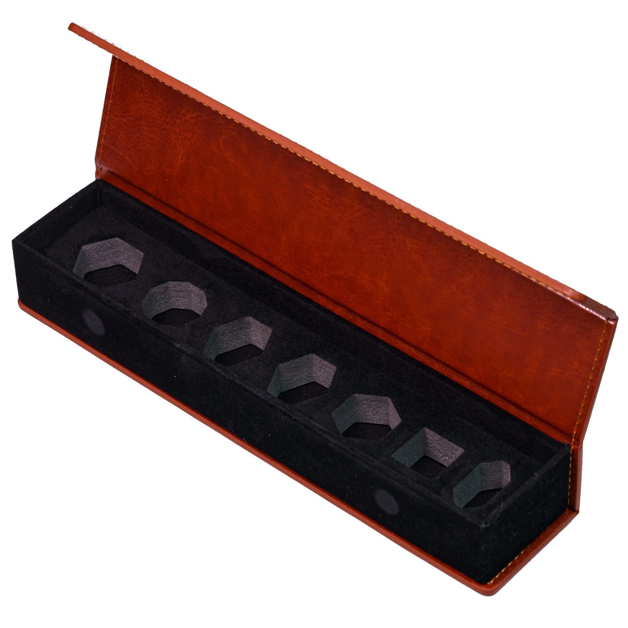 Udixi Rectangular Leather Dice Case For Sharp Handmade Dice Dungeons and Dragons dnd rpg Packaging Dice box