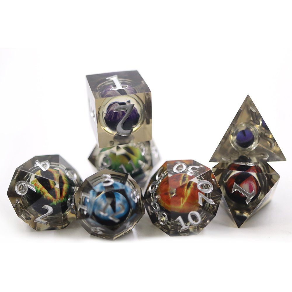 Customized Polyhedral Dice Customized Resin Material Large Game Dice
