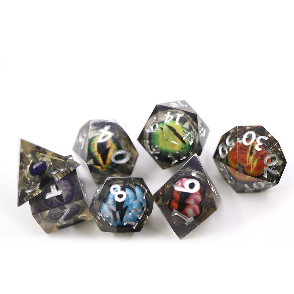 Customized Polyhedral Dice Customized Resin Material Large Game Dice