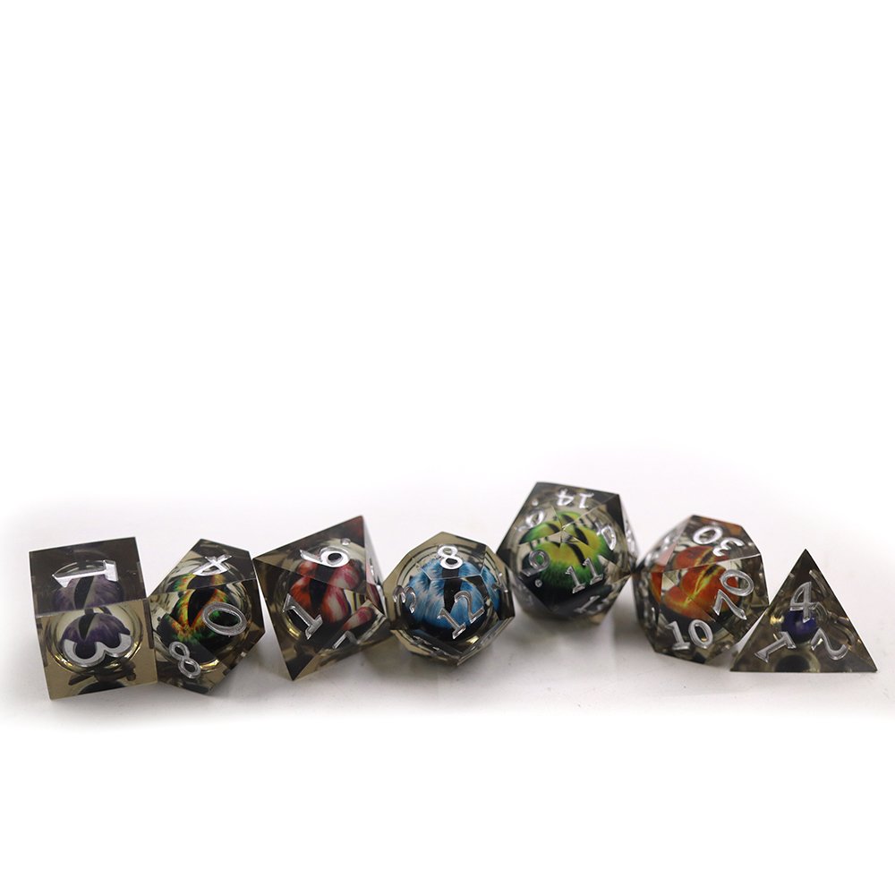 Customized Polyhedral Dice Customized Resin Material Large Game Dice