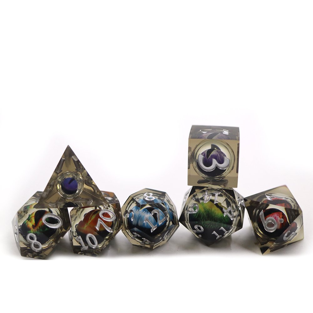 Customized Polyhedral Dice Customized Resin Material Large Game Dice