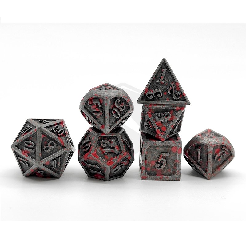 Metal Dice Solid Game Dice 16mm Dungeons And Dragons Dnd Cthulhu Coc Running Dice