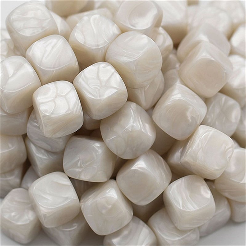 Udixi Custom dice D6 logo 16 mm Acrylic Polyhedral Round Corner rpg dndPlastic casino blank Dice