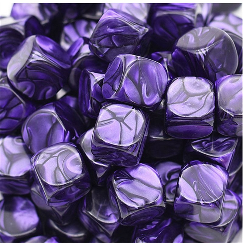 Udixi Custom dice D6 logo 16 mm Acrylic Polyhedral Round Corner rpg dndPlastic casino blank Dice