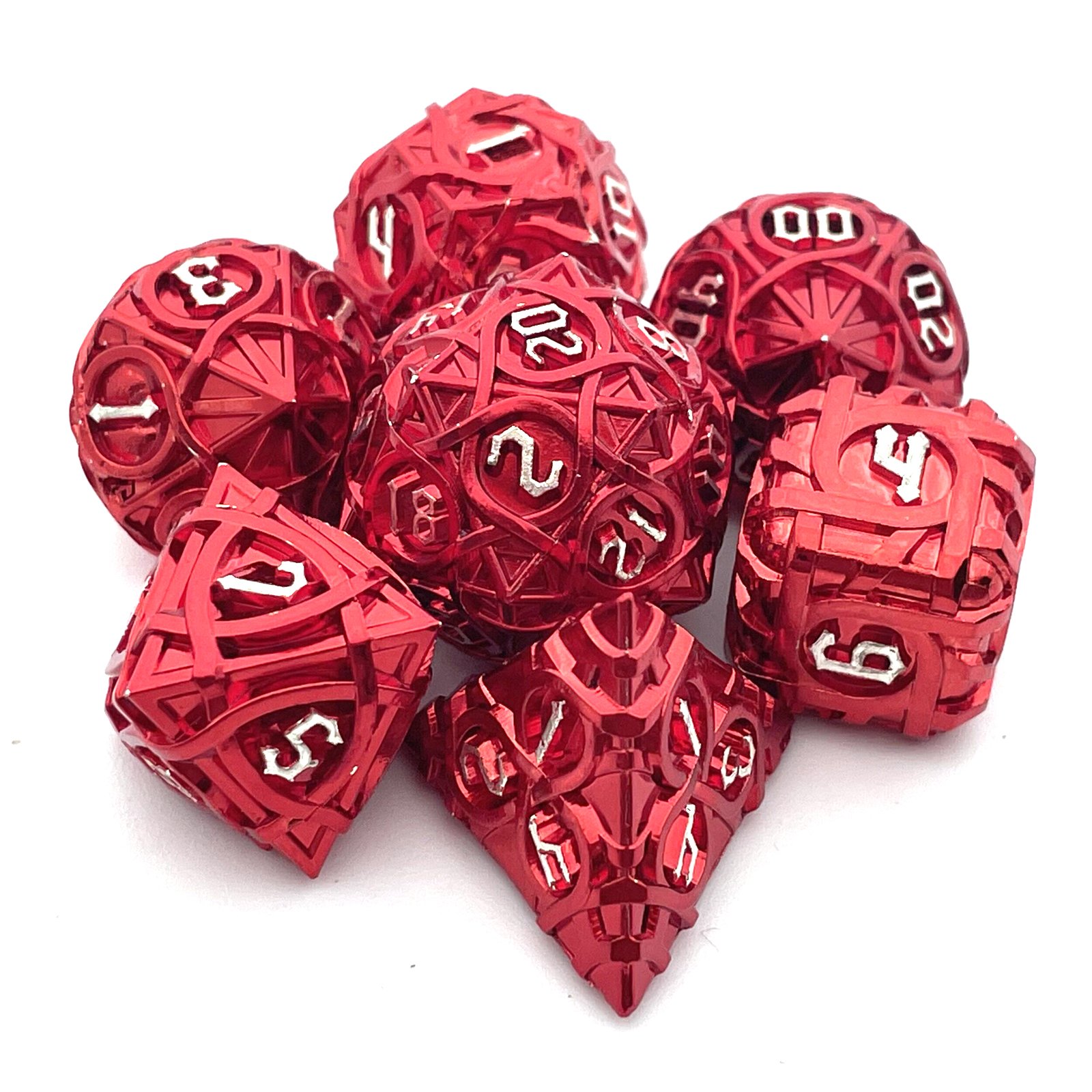 Dungeons & Dragons RPG Board Game Set with Metal Polyhedral Dice DND DND Board Game Dice
