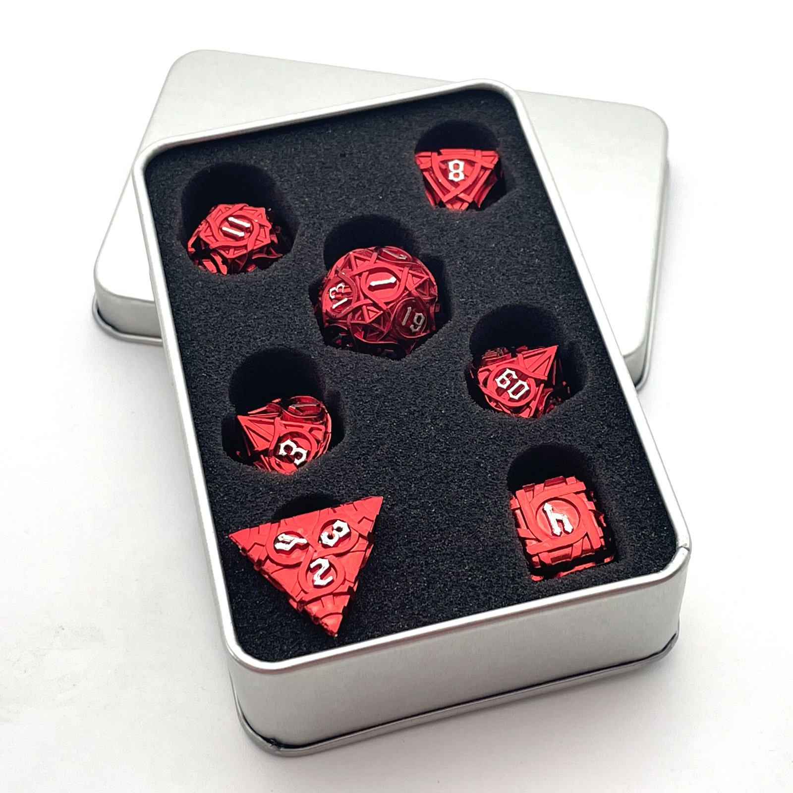 Dungeons & Dragons RPG Board Game Set with Metal Polyhedral Dice DND DND Board Game Dice