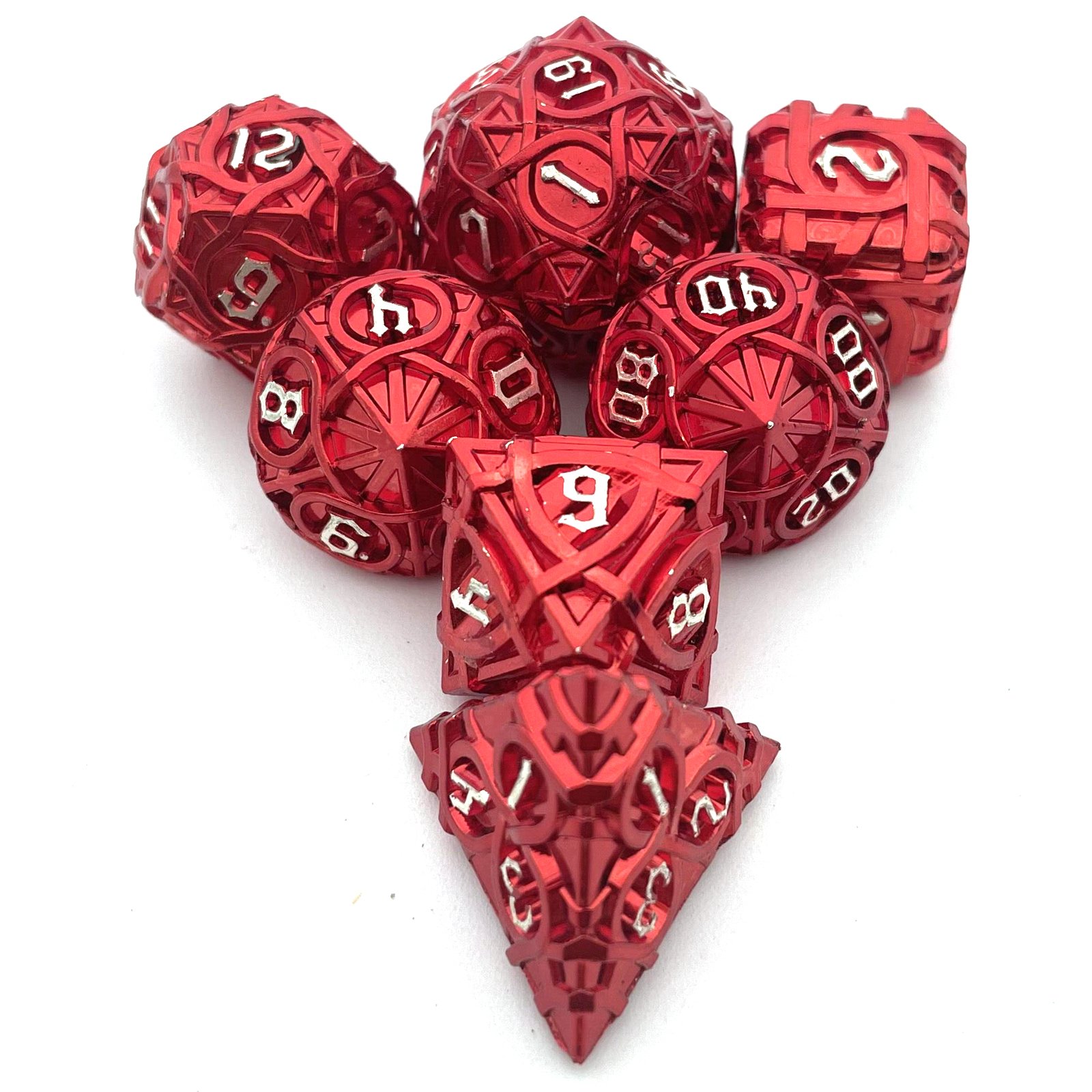 Dungeons & Dragons RPG Board Game Set with Metal Polyhedral Dice DND DND Board Game Dice