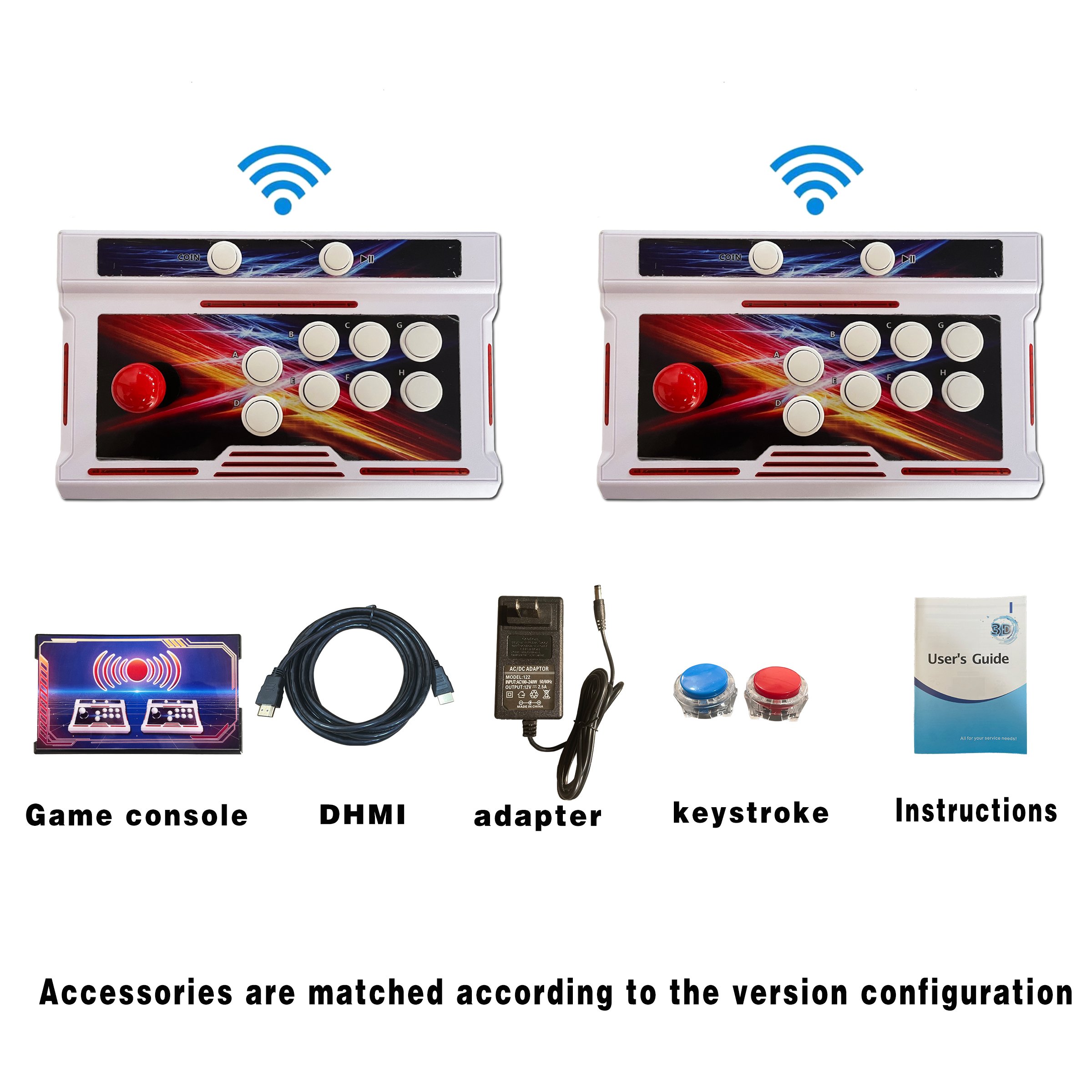 26800 in 1 video HD 3D game console family party retro coin operated game console Pandora arcade wireless controller