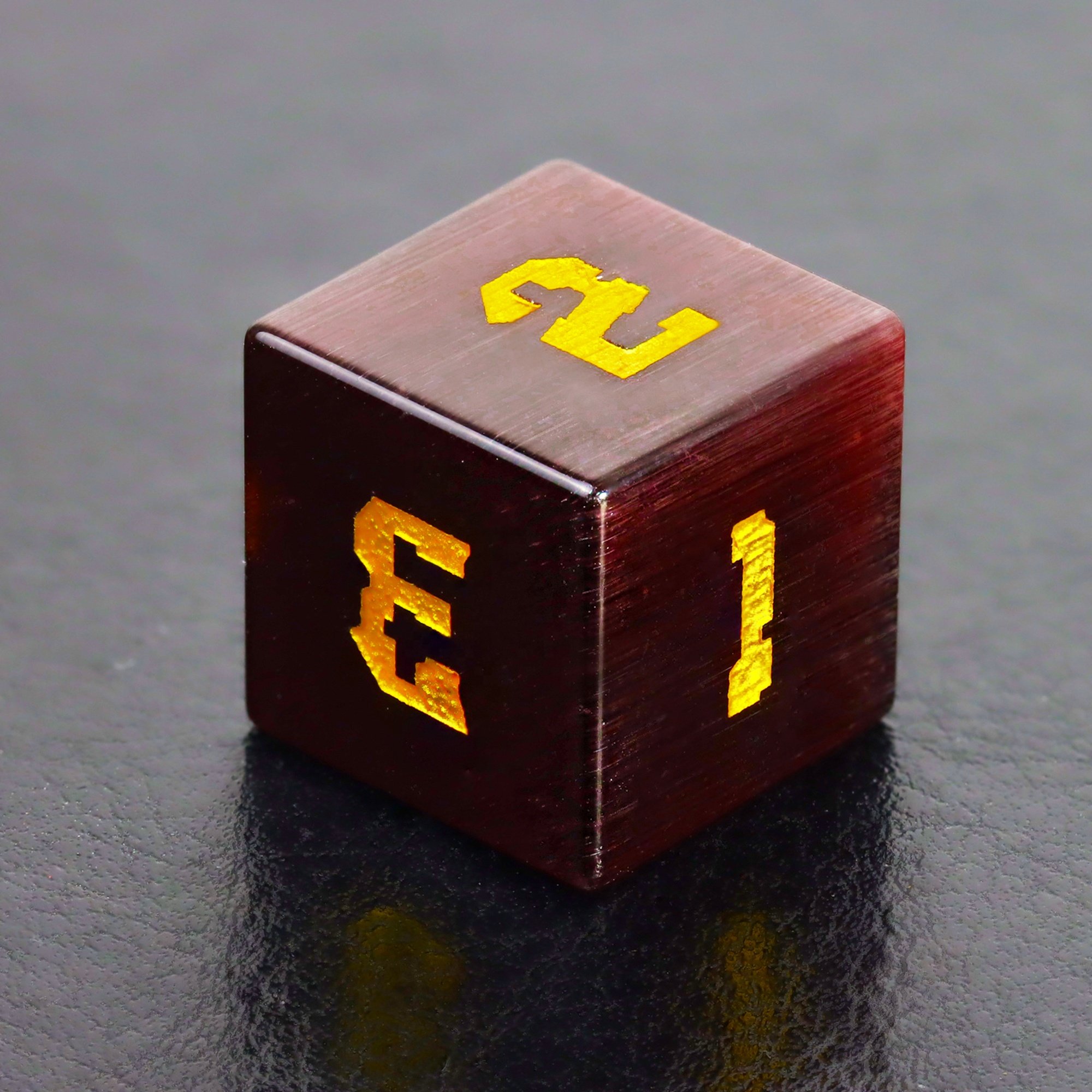 Wholesale Custom Wine Red Cats Eye Dice DND RPG Polyhedral Dice D&D Gemstone Dice For Board Games