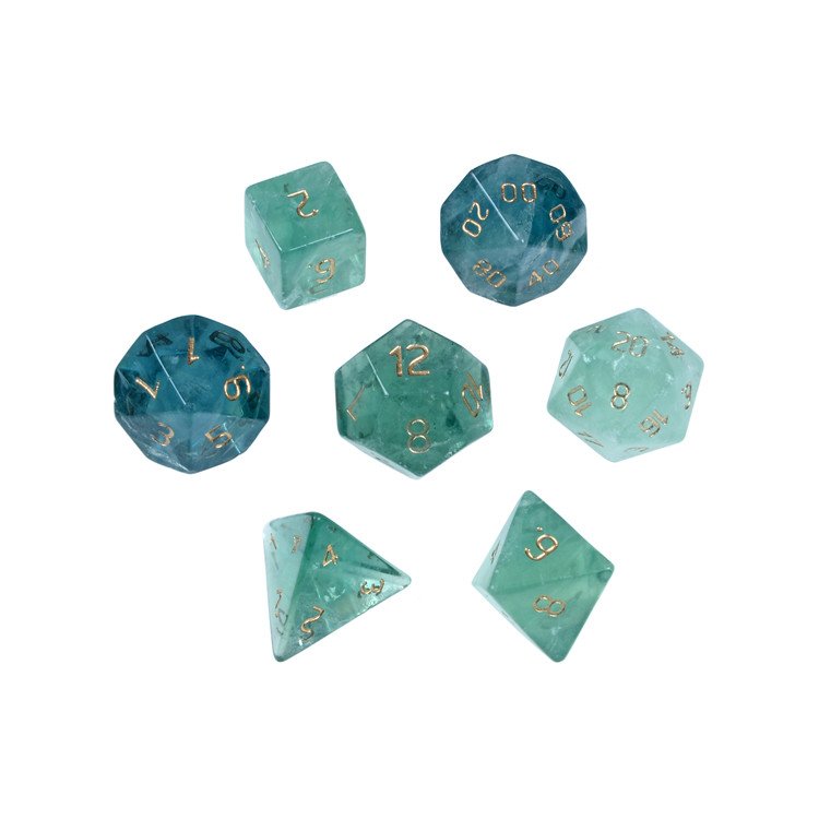 stone dice Green calcite natural gemstone Engraved stone custom dice sets Vikings crystal stone dice