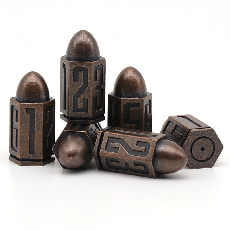Mini Planet Bullet DND Dice Set for Dungeons and Dragons Tavern Play d&d Metal Custom polyhedral RPG Christmas&Halloween Gift