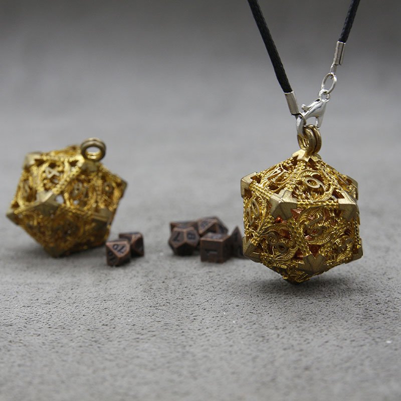 Mini DND Dice Set Storage Dragon Dice Jewelry