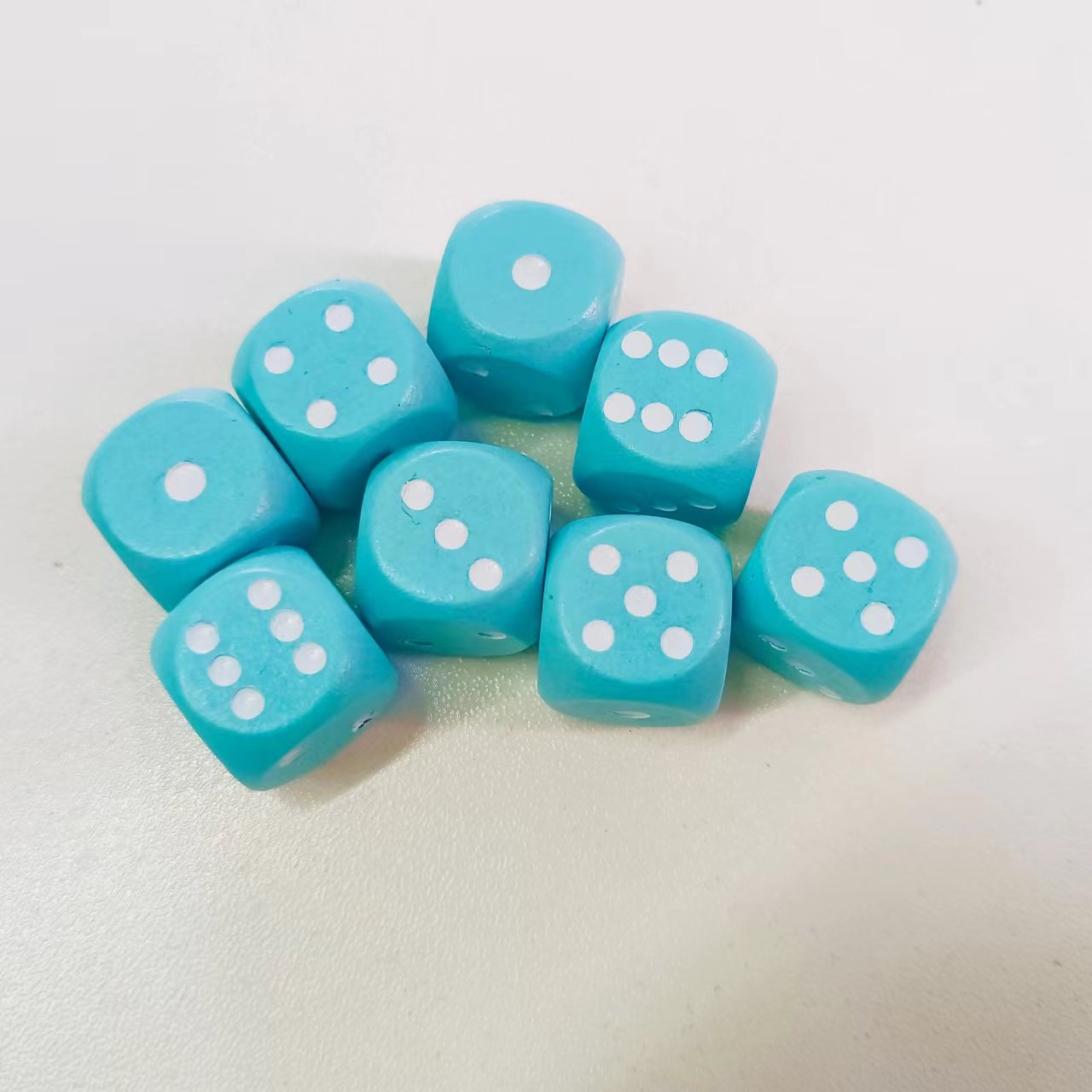 wholesale wholesale Multiple sizes round corner dice Customized Solid wood Roll dice board game Game Props For Kids child Adult