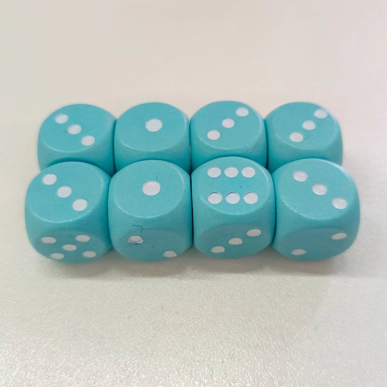 wholesale wholesale Multiple sizes round corner dice Customized Solid wood Roll dice board game Game Props For Kids child Adult